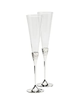 【中古】【39shop】【輸入品・未使用】Vera★Wang Wedgwood With Love Toasting Flute Pair by Vera Wang Wedgwood（新古品）｜アトリエ絵利奈