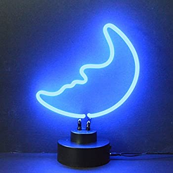 【中古】【輸入品・未使用】Neonetics Bar and Game Room Blue Moon Neon Sign Sculpture by Neonetics画像