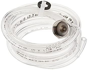 【中古】【輸入品・未使用】Kegco BF BLA316-5 5'/3/16 ID Beer Line with Hexnut Assembly Clear by Kegco