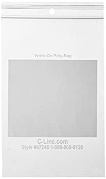 【中古】【輸入品・未使用】Write-On Recloseable Small Parts Bags Poly 4 x 6 Clear 1000/Carton (並行輸入品)