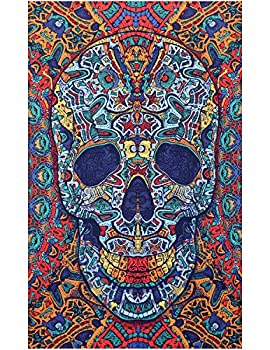 【中古】【39shop】【輸入品・未使用】Sunshine★Joyテつョ 3D Skull Tapestry - 60X90 - Beach Sheet - Hanging Wall Art by Sunshine Joy(新古品)|アトリエ絵利奈