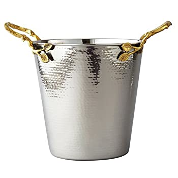 【中古】【インポート品・未当て嵌める】Elegance Golden Vine Wine/Ice Bucket Silver/Gold by Elegance