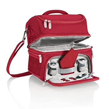 【中古】【輸入品・未使用】Picnic Time Pranzo Insulated Lunch Tote Red by Picnic Time