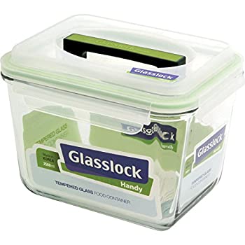 【中古】【輸入品・未使用】Glasslock 10.5-Cup Rectangle Handy Container by GlassLock