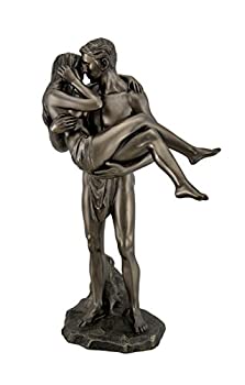 【中古】【39shop】【輸入品・未使用】The★Lovers Bronze Finished Man Carrying Woman Nude Statue by Zeckos(新古品)|アトリエ絵利奈
