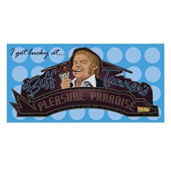 【中古】【39shop】【輸入品・未使用】Factory★Entertainment Back to the Future II Biff's Pleasure Palace ビーチタオル(新古品)|アトリエ絵利奈