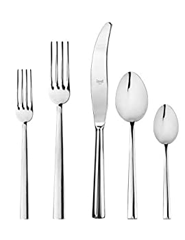【中古】【インポート品・未当て嵌める】Mepra 103022005?Levantina 5?Piece Place Setting、ステンレス鋼スチール写真