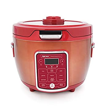 【中古】【輸入品・未使用】Professional ARC-1230R Cool Touch Glass Lid Food Steamer Slow Cooker Multicooker with 11 Preset Functions Steam Tray Measuring Cup Rice