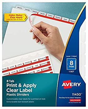 【中古】【輸入品・未使用】Index Maker Clear Label Punched Dividers 8-Tab Letter (並行輸入品)