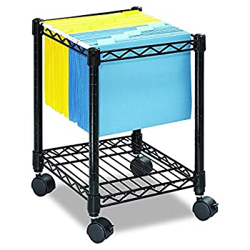 【中古】【輸入品・未使用】Safco Wire Compact Mobile File Cart - Black by Safco