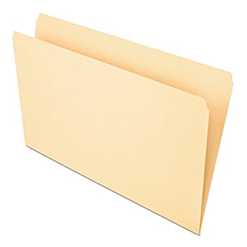 【中古】【輸入品・未使用】Essentials File Folders Straight Cut Top Tab Legal Manila 100/Box (並行輸入品)