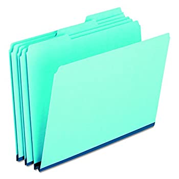 【中古】【輸入品・未使用】Pressboard Expanding File Folders 1/3 Cut Top Tab Legal Blue 25/Box (並行輸入品)