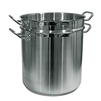 【中古】【輸入品・未使用】更新 国際 (SPSA-12) 12 Qt 誘導 準備 ステンレス 鋼 パスタ 炊飯器 w/カバー、 ストレーナー
