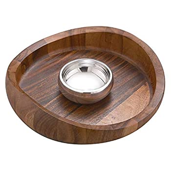 【中古】【輸入品・未使用】Nambe Butterfly 2-Piece Chip and Dip Set by Nambe