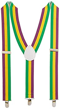 【中古】【輸入品・未使用】Madri Gras Suspenders One Size 60806