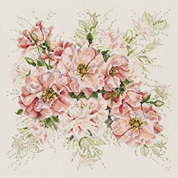 【中古】【39shop】【輸入品・未使用】Garden★Roses Counted Cross Stitch Kit-13"X13" 14 Count (並行輸入品)（新古品）｜アトリエ絵利奈