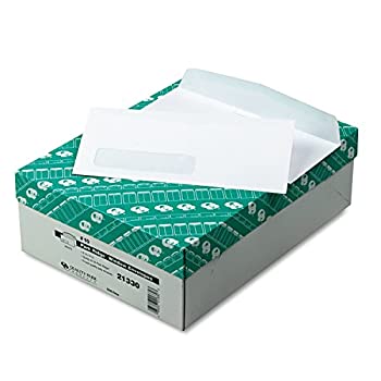 【中古】【輸入品・未使用】Park Ridge Embossed Executive Window Envelope Contemporary #10 White 500/Box (並行輸入品)