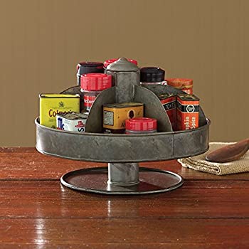 【中古】【輸入品・未使用】Galvanized Lazy Susan Organizer by Park Designs