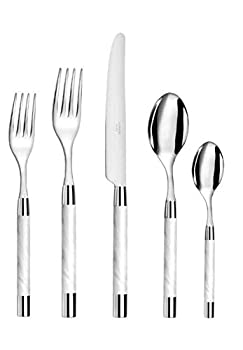 【中古】【39shop】【輸入品・未使用】(White)★- Capdeco Conty White 5-Piece Place Setting（新古品）｜アトリエ絵利奈