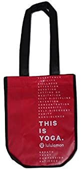 【中古】【39shop】【輸入品・未使用】Lululemon★スモール 再利用可能 トート ジムバッグ (ヨガ用、レッド)（新古品）｜アトリエ絵利奈