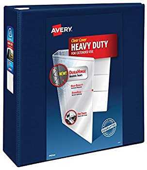 【中古】【39shop】【輸入品・未使用】Nonstick★Heavy-Duty EZD Reference View Binder 4" Capacity Navy Blue (並行輸入品)(新古品)|アトリエ絵利奈