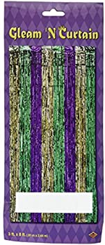 【中古】【輸入品・未使用】1-Ply FR Gleam 'N Curtain (gold green purple) Party Accessory (1 count) (1/Pkg)