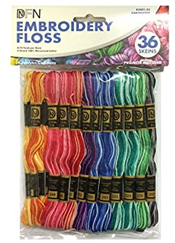 【中古】【インポート品・未当て嵌める】Cotton Embroidery Floss Pack 8.7 Yards 36/Pkg-Variegated Colors (並行輸入品) キッチン用品・食器・調理器具-その他