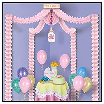 【中古】【輸入品・未使用】Beistle 54428 1パックそれは女の子パーティーキャノピーです