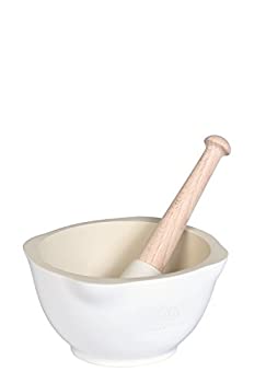 【中古】【39shop】【輸入品・未使用】Emile★Henry フランス製 すり鉢とすりこぎ 小麦粉ホワイト（新古品）｜アトリエ絵利奈