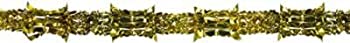 【中古】【輸入品・未使用】Beistle 50509-bkr 1パックブラックとレッドメタリックガーランド ゴールド 50509-GD