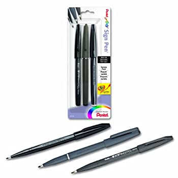 【中古】【輸入品・未使用】サインペン セット 3/Pkg-ブラック