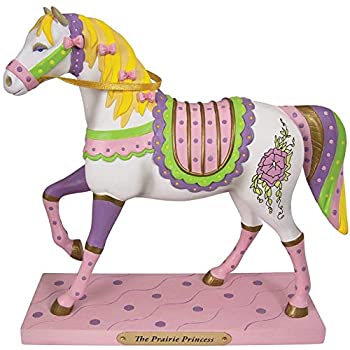 【中古】【39shop】【輸入品・未使用】馬の置物★馬の絵 大草原プリンセス ピンク ポップアート（新古品）｜アトリエ絵利奈