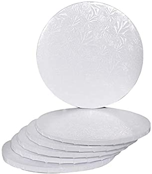 【中古】【輸入品・未使用】30cm White Round Drum 1.3cm 6 Count