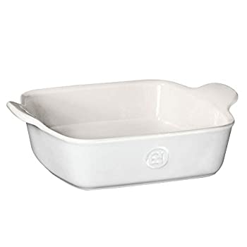 【中古】【39shop】【輸入品・未使用】(Sugar★White) - Emile Henry HR Modern Classics Square Baking Dish 20cm x 20cm / 1.9l White（新古品）｜アトリエ絵利奈