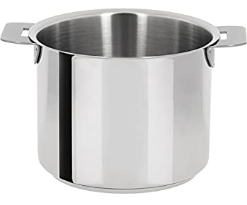 【中古】【インポート品・未当てはめる】Cristel Mutine chg14q Milkpot、1.5クオート、しろがね色
