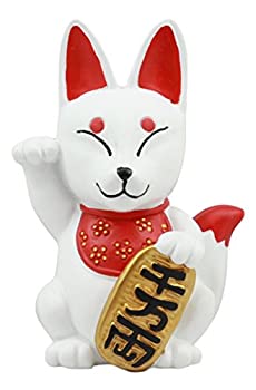 【中古】【39shop】【輸入品・未使用】Ebros★日本製 招きキツネ キツネ チャーム像 高さ4.5インチ 信仰 柴犬魂 収集価値のある置物 超自然知恵（新古品）｜アトリエ絵利奈
