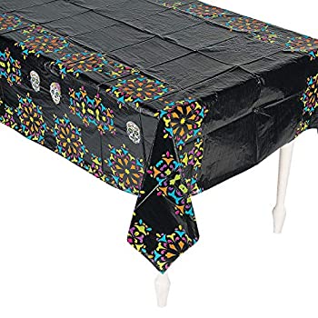 【中古】【輸入品・未使用】Day of the Dead テーブルカバー パーティー用品 1枚