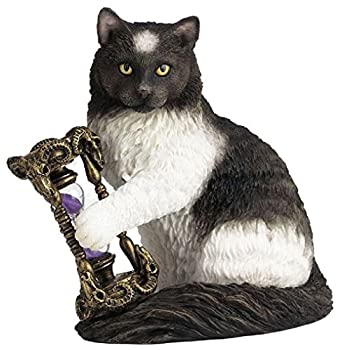 【中古】【インポート品・未当て嵌める】Veronese Design Time\u0027s Up Magick Cat 刻みつける