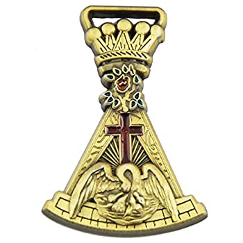 【中古】【輸入品・未使用】18th Degree フリーメイソンペンダント - [真鍮][高さ1 3/8インチ]。