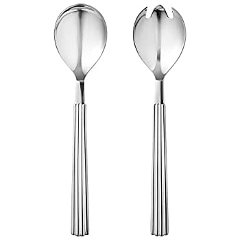 【中古】【インポート品・未当て嵌める】Georg Jensen Bernadotte サラダ菜仕掛ける ステンレス鋼スチール写真 Sigvard Bernadotte