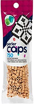 【中古】【輸入品・未使用】Perler 80-16107 ソリッドトップキャップビーズ 750個 タン