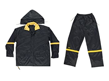 【中古】【輸入品・未使用】Custom LeathercraftR1032X3-Piece Black Nylon Rain Suit-XXL BLK NYLON RAINSUIT (並行輸入品)
