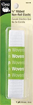 【中古】【輸入品・未使用】Ribbed Non-Roll Elastic 3/4\