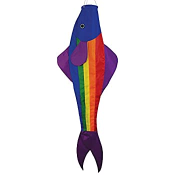 【中古】【輸入品・未使用】In The Breeze ITB4116 48 inch Fishsock Rainbow Fishy