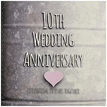 【中古】【39shop】【輸入品・未使用】3Dローズ★InspirationzStore イベント ‐ 結婚10周年記念ギフト ‐ ブリキ缶風 celebrating 10 years together(10年間を一緒に祝いましょう)の文(新古品)|アトリエ絵利奈
