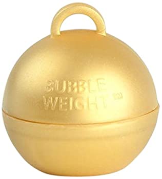 【中古】【輸入品・未使用】バブル重量バルーン重量、35g、メタリックゴールド、10ピース