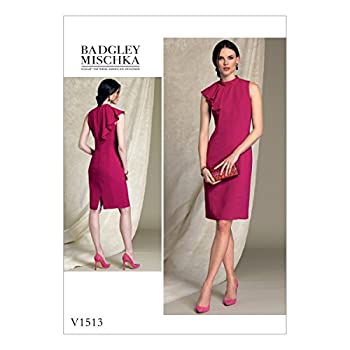 【中古】【インポート品・未当て嵌める】【vogue patterns】BADGLEY MISCHKA VOGUE PATTERNS AMERICAN DESIGNER 衣裳のひな形書き割り 大きさ：US6-8-10-12-14 V1513