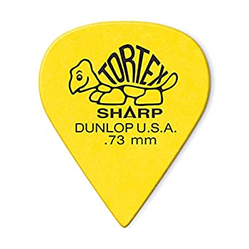 【中古】【輸入品・未使用】Dunlop Tortex Sharp 073 gelb 12er Pack