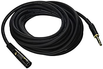 【中古】【輸入品・未使用】(25 Feet Male to Male) - Monoprice 104764 7.6m Premier Series XLR Male to 0.6cm TRS Male 16AWG Cable