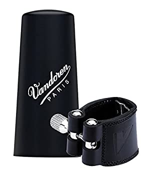 【中古】【39shop】【輸入品・未使用】バンドーレン　B♭クラリネット用★リガチャー&プラスチックキャップ＜レザー＞（新古品）｜アトリエ絵利奈